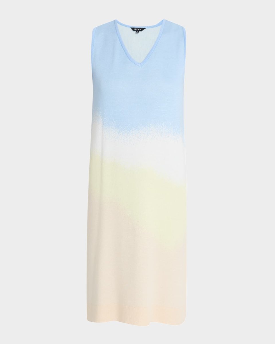 Modern Fit Landscape Pattern Soft Knit Dress